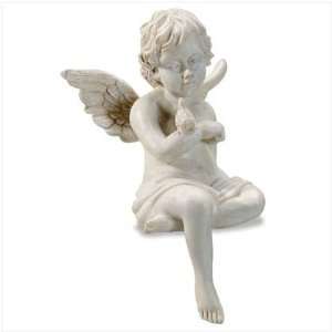  CHERUB WITH DOVE Patio, Lawn & Garden