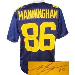   Manningham Signed Michigan Wolverines Jersey Sports Collectibles