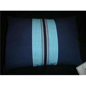  Nautica Longview 12 by 16 Inch Breakfast Pillow, Blue 