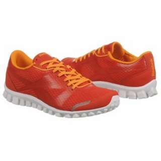 Athletics Reebok Mens RealFlex Optimal Orange/Orange/White Shoes 