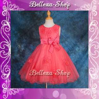 Wedding Flower Girls Party Pageant Dress Size 2T 12  