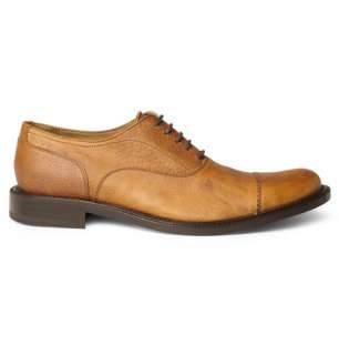    Shoes  Oxfords  Oxfords  Toe Cap Leather Oxford Shoes