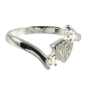  Sterling Silver Moonlight CTR Ring (Plain Shield) Jewelry