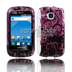 VMG Samsung DoubleTime AT&T Design Hard Case Cover   Pinkish Purple 