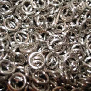 Aluminum Jump Rings SawCut 16g3/16 chainmail chain mail  
