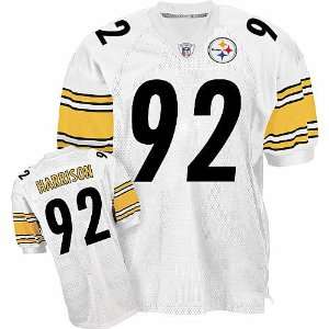 Pittsburgh Steelers 92 James Harrison White NFL Jerseys Authentic 