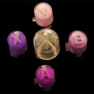 ABXY & Guide Button Set for Xbox 360 Controller,A B X Y  