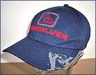 New cool QUIKSILVER navy blue, red logo embroidered ball cap hat