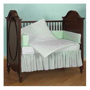  Gala Gingham Crib Bedding Set  Green Baby