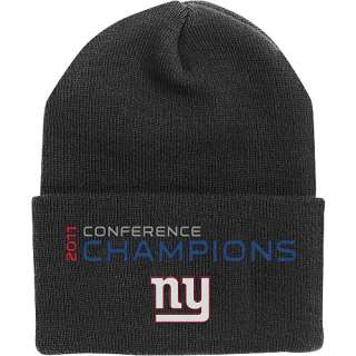 New York Giants Knit Hats Reebok New York Giants 2011 NFC Conference 