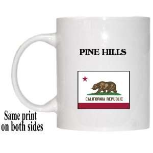  US State Flag   PINE HILLS, California (CA) Mug 