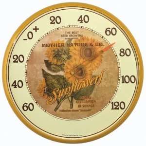  CHANEY INSTRUMENT CO., SUNFLOWERS THERMOMETER, Part No 