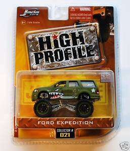 JADA HIGH PROFILE FORD EXPEDITION GREEN ARMY NEW W2  