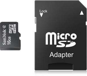   MicroSD Memory Card+SD Adapter for Coby Kyros MID7012 Tablet  