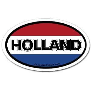  Holland NL Netherlands Dutch Flag Car Bumper Sticker Decal 