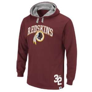   Redskins Mens Go Long Thermal Hooded Sweatshirt