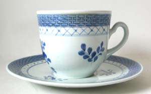 Royal Copenhagen Tranquebar Breakfast Cup & Saucer 1398  