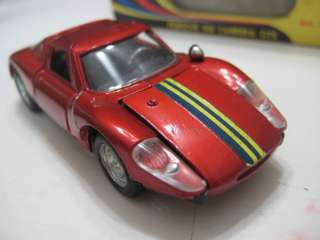 Politoys Porsche 904 GTS Metallic Red 143 Diecast NIB  