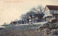 Milford Woodmont Conn Beach Cottage Scene Postcard CT  