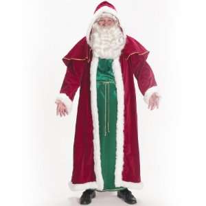  Lets Party By Halco Victorian Santa Adult Costume / Red 