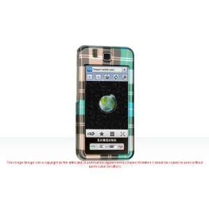  SAMSUNG BEHOLD T919 BLUE CHECKER CRYSTAL CASE COVER L 