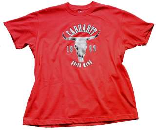 Carhartt EK045 Cowboy Heritage Graphic T Shirts Gr L  