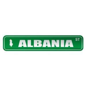   ALBANIA ST  STREET SIGN COUNTRY