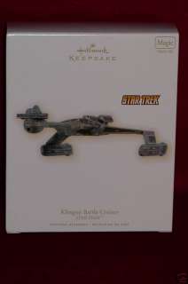 Hallmark 2009 Klingon Battle Cruiser Star Trek Magic  