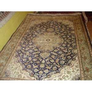 3x5 Hand Knotted qum Persian Rug   55x34 