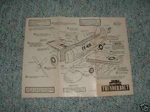 Lindberg Kit 511 P47N Thunderbolt Instructions A.  