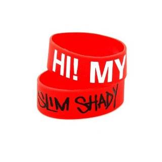 Eminem My Name Is Rubber Bracelet 2 Pack