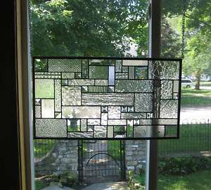 Distinctive Stained Glass Beveled Windows Panel  