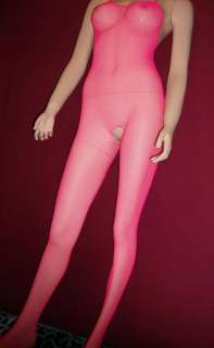 NETZ CATSUIT PINK Ouvert Bodystocking Gothic CYBER Punk  