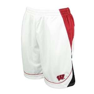  Youth Colosseum White Courtside Basketball Shorts XL (20 