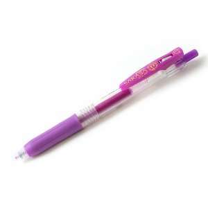  Zebra Sarasa Push Clip Gel Ink Pen   0.7 mm   Purple 