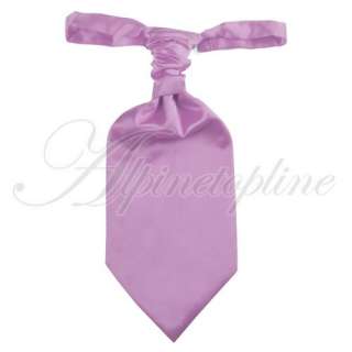 Mens Wedding Suit Party Ruche Cravat Necktie Neck Tie  