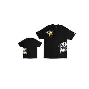 MSR Metal Mulisha Rockstar Wreck T Shirt, Black, Size 2XL 