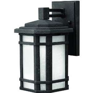 Hinkley Cherry Creek 1 Light Outdoor Wall Lantern Vintage Black 1270VK