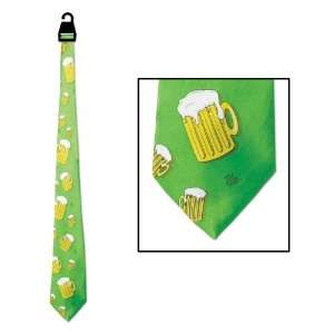   By Beistle Company St. Patricks Day   Beer Mug Tie / Green/Yellow