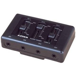 AZDEN CAM 3 On Camcorder Mini Audio Mixer