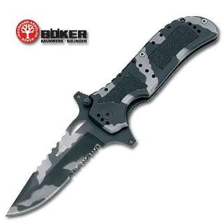 Boker Plus Dark Camo Defender Folding Pocket Knife  