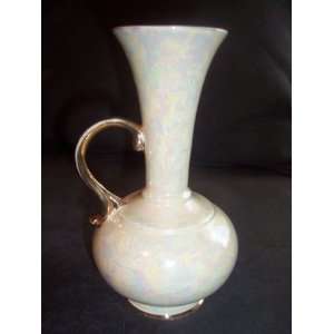  Pearl China Company Irridescent Lustre Vase 22 Kt Gold 