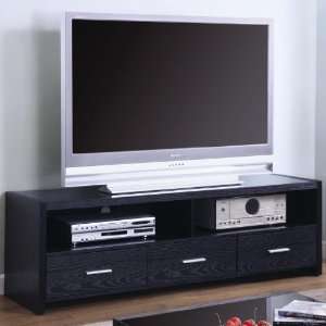  Tv Console,Black 61 1/4x17 3/4x19 3/4