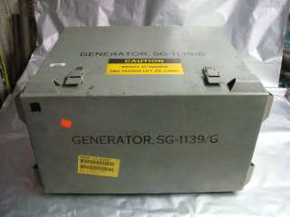   Radio Signal Digital Data Generator SG 1139/G Test Set Tester W/Manual