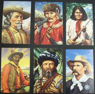 UX178 197 LEGENDS of the WEST POSTCARDS 20 FIRST DAY COVER SET 