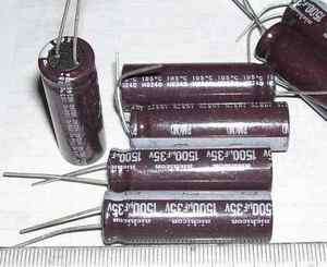 5pcs 35V1500UF Nikon high frequency capacitor pw  