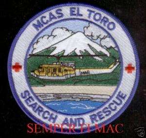 MCAS EL TORO SEARCH & RESCUE PATCH US MARINE MARINES OC  