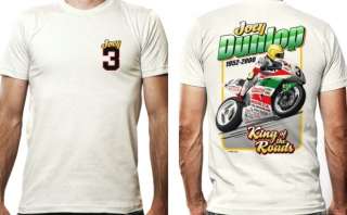 Joey Dunlop King of the Roads T shirt, size XL  