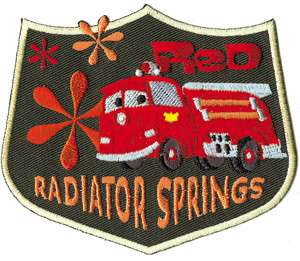 Walt Disneys Cars Movie Red & Radiator Springs Patch  
