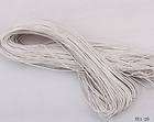 70 Meters 1MM off white WAXED COTTON WAX BEADED CORD STRING THREAD 